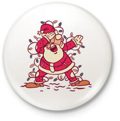 printfashion Télapó dab - Kitűző, hűtőmágnes - Fehér (17007030)