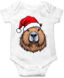 printfashion Karácsonyi capybara - Baba Body - Fehér (16959814)