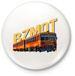 printfashion BZMOT - Kitűző, hűtőmágnes - Fehér (17220345)