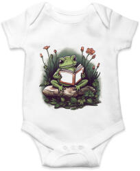 printfashion Olvasó béka - Baba Body - Fehér (17158206)