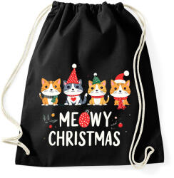 printfashion macska - Sportzsák, Tornazsák - Fekete (17188699)