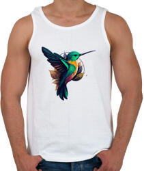 printfashion Madár - Férfi atléta - Fehér (17457442)