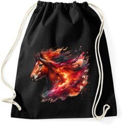 printfashion ló - Sportzsák, Tornazsák - Fekete (17277217)