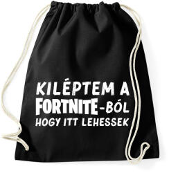 printfashion Fortnite - Sportzsák, Tornazsák - Fekete (17024661)