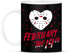 printfashion Február 14 Jason - Bögre - Fekete (17228444)