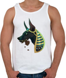 printfashion ANUBIS WITH ROSE SMITE - Férfi atléta - Fehér (17255116)