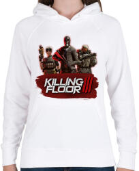 printfashion Killing Floor 3 - Női kapucnis pulóver - Fehér (17335648)