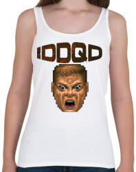 printfashion IDDQD - Női atléta - Fehér (17343697)