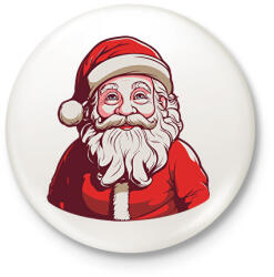 printfashion Télapó - Kitűző, hűtőmágnes - Fehér (16975118)