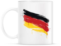 printfashion Német zászló - Bögre - Fehér (17076715)