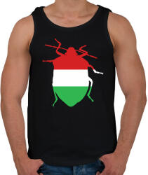 printfashion Magyar poloska - Férfi atléta - Fekete (17373895)