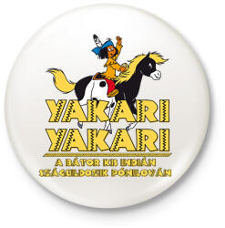 printfashion Yakari Yakari - Kitűző, hűtőmágnes - Fehér (17343626)