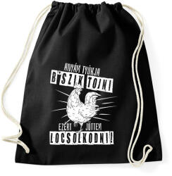 printfashion Anyám tyúkja húsvét - Sportzsák, Tornazsák - Fekete (17388869)