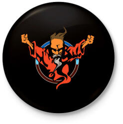 printfashion Thunderdome - Kitűző, hűtőmágnes - Fekete (16906463)