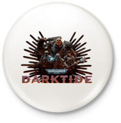 printfashion warhammer darktide - Kitűző, hűtőmágnes - Fehér (17210950)