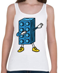 printfashion Lego dab - Női atléta - Fehér (17171955)