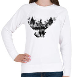 printfashion EagleForest - Női pulóver - Fehér (17135133)