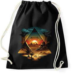 printfashion Egyiptomi - Sportzsák, Tornazsák - Fekete (17200723)