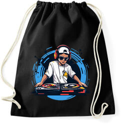 printfashion Dj - Sportzsák, Tornazsák - Fekete (17371221)