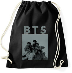 printfashion BTS 4 - Sportzsák, Tornazsák - Fekete (17022963)