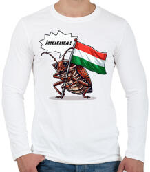 printfashion Átteleltem! - Férfi hosszú ujjú póló - Fehér (17346398)