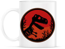 printfashion Dínó csontváz - Bögre - Fehér (17177979)