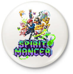 printfashion Spirit Mancer - Kitűző, hűtőmágnes - Fehér (16906890)