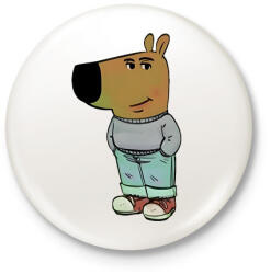 printfashion Just a chill guy - Kitűző, hűtőmágnes - Fehér (16956218)