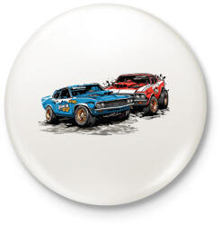 printfashion Roncsderbi - Kitűző, hűtőmágnes - Fehér (17100156)