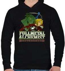 printfashion Fullmetal Alchemist - Férfi kapucnis pulóver - Fekete (17480106)