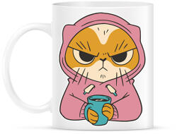 printfashion Mérges reggeli cica - Bögre - Fehér (17034682)