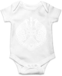 printfashion siklód címer turulos - Baba Body - Fehér (16936490)