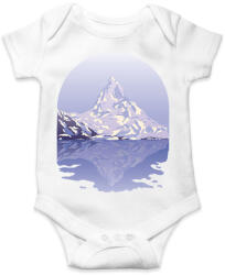 printfashion Havas hegy - Baba Body - Fehér (17020068)