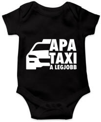 printfashion Apa taxi fehér - Baba Body - Fekete (17462369)