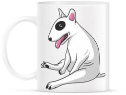 printfashion Bullterrier kutya - Bögre - Fehér (17295119)