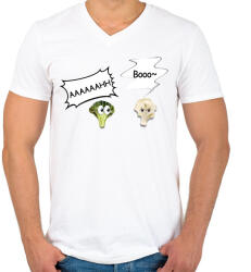 printfashion AAAAAAAAA - Férfi V-nyakú póló - Fehér (17319842)