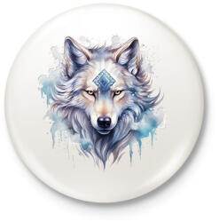 printfashion farkas - Kitűző, hűtőmágnes - Fehér (16902597)