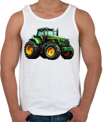 printfashion Traktor - Férfi atléta - Fehér (17444842)