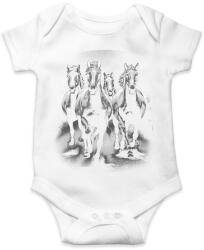 printfashion Lovas vágta - Baba Body - Fehér (17107862)