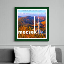 printfashion mecsek1v1v2vbpngv1 - Vászonkép - Sötétzöld (17251081)