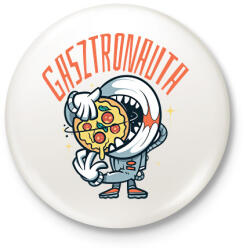 printfashion Gasztronauta - Kitűző, hűtőmágnes - Fehér (17235312)