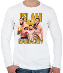 printfashion Islam Makhachev - Férfi hosszú ujjú póló - Fehér (17340522)