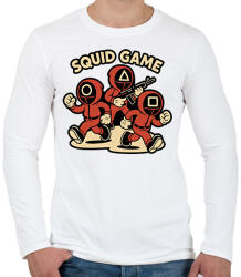 printfashion squid game - Férfi hosszú ujjú póló - Fehér (17396732)