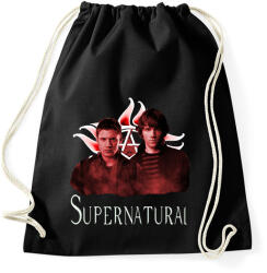 printfashion supernatural - Sportzsák, Tornazsák - Fekete (17452617)