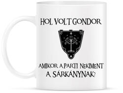 printfashion Hol volt Gondor? (sárkány) - Bögre - Fehér (16967406)