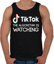 printfashion tiktok - Férfi atléta - Fekete (17387395)