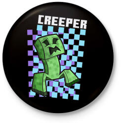printfashion Creeper - Kitűző, hűtőmágnes - Fekete (17383325)