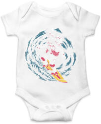 printfashion Űrhajós szörf - Baba Body - Fehér (17049214)