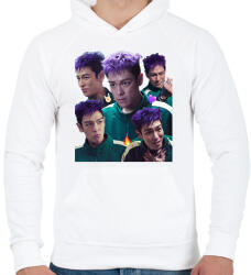 printfashion Thanos Squid Game - Férfi kapucnis pulóver - Fehér (17249323)