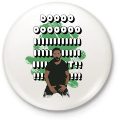 printfashion DO IT - Kitűző, hűtőmágnes - Fehér (17254646)